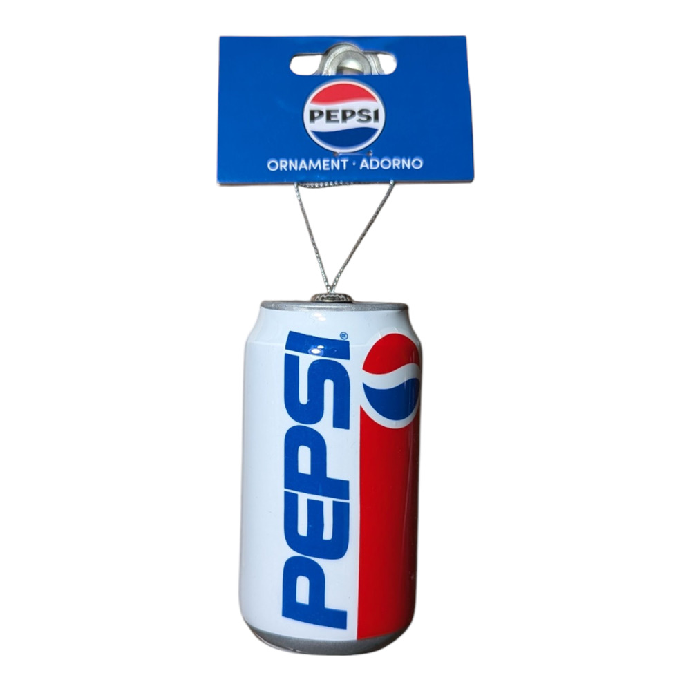 Retro Pepsi Soda Can Decor Christmas Tree Ornament By Ruz NWT Gift